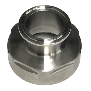 IBC προσαρμογέας 2"1/8 BSP > Tri-Clamp DN40 (TC 50.5mm x Ø 38mm) (Ανοξείδωτο ατσάλι)
