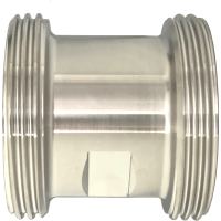 Boquilla 2x Leche rosca macho - DIN11851 (SS)