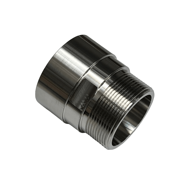 IBC Adapter S60x6 > 2" buitendraad - RVS (EcoLine)