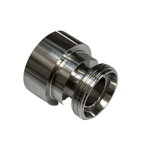 IBC-sovitin S60x6 > DN32 (Rd58x1/6") maitokierre - SS (EcoLine)