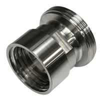 Adattatore IBC S60x6 > DN50 (Rd78x1/6") Filetto maschio Milk - SS (EcoLine)