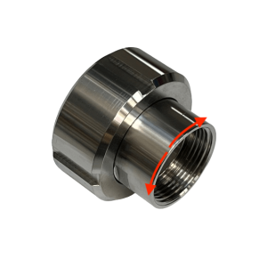 IBC Adapter S60x6 > 2" Innengewinde - Edelstahl (EcoLine)