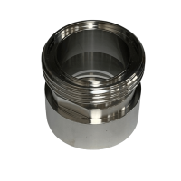 IBC-adapter S60x6 > SMS 38 (Rd60 x 1/6") - SS (EcoLine)