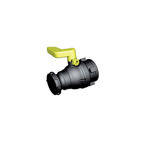 Válvula de bola S80x6 (DN50) con 2 "BSP + Camlock
