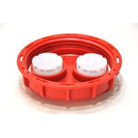 Kırmızı Schütz başlık NW150 Çift 2 "G + 2xVentil - TPE-V